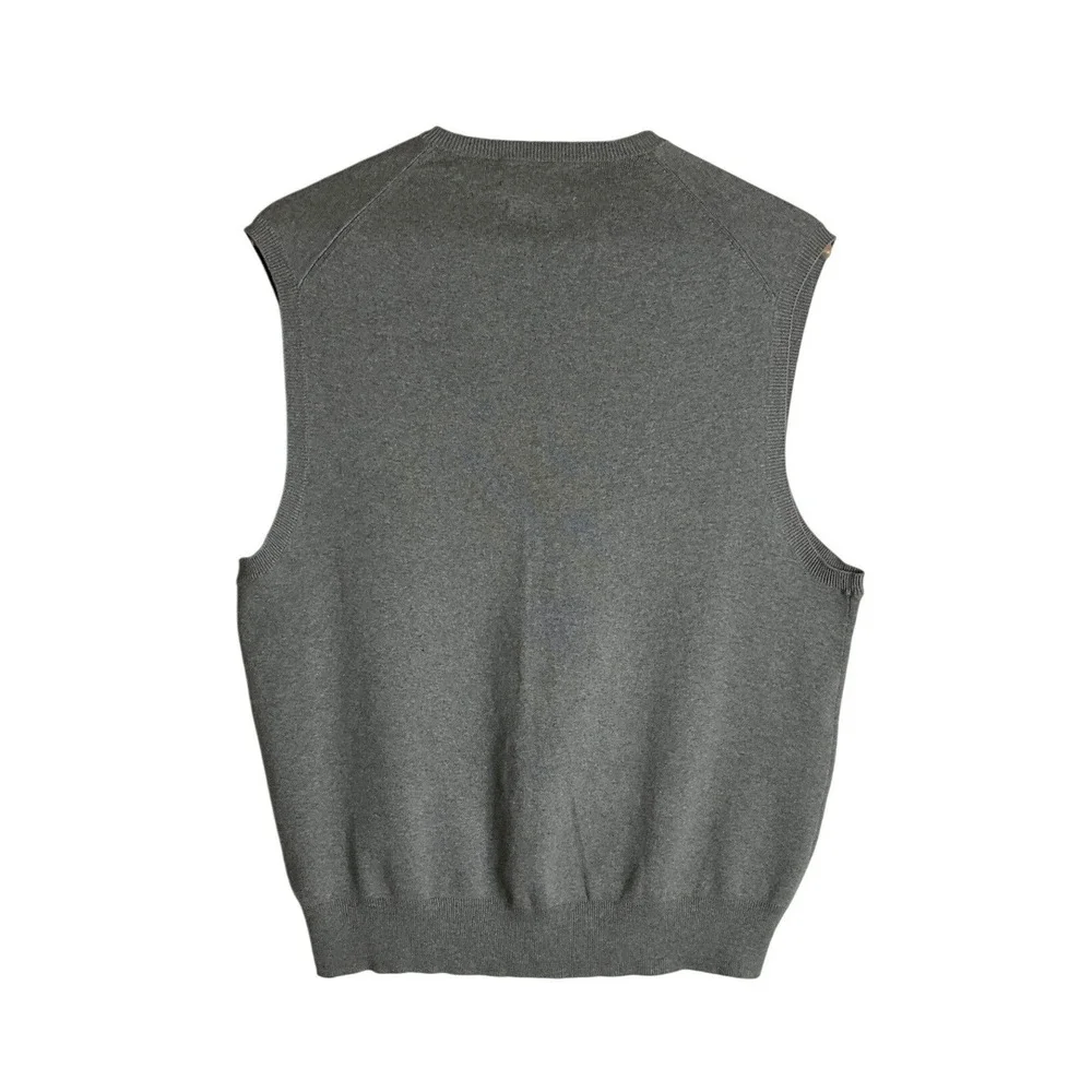 Polo by Ralph Lauren 100% Pima Cotton Sweater Vest Pullover Sleeveless Preppy L